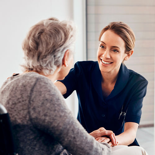 carer assisting client with hospital-to-home services, 24/7 Nursing & Medical Services