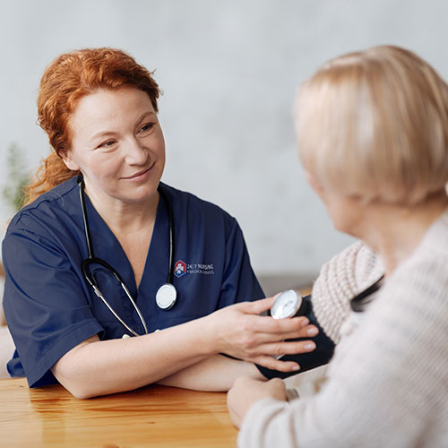 nursing care at home, checking client's blood pressure, nursing care, home nursing care, home nurse services, 24/7 Nursing & Medical Services