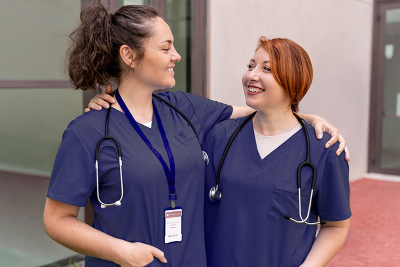 burnout in healthcare, nurses supporting each other